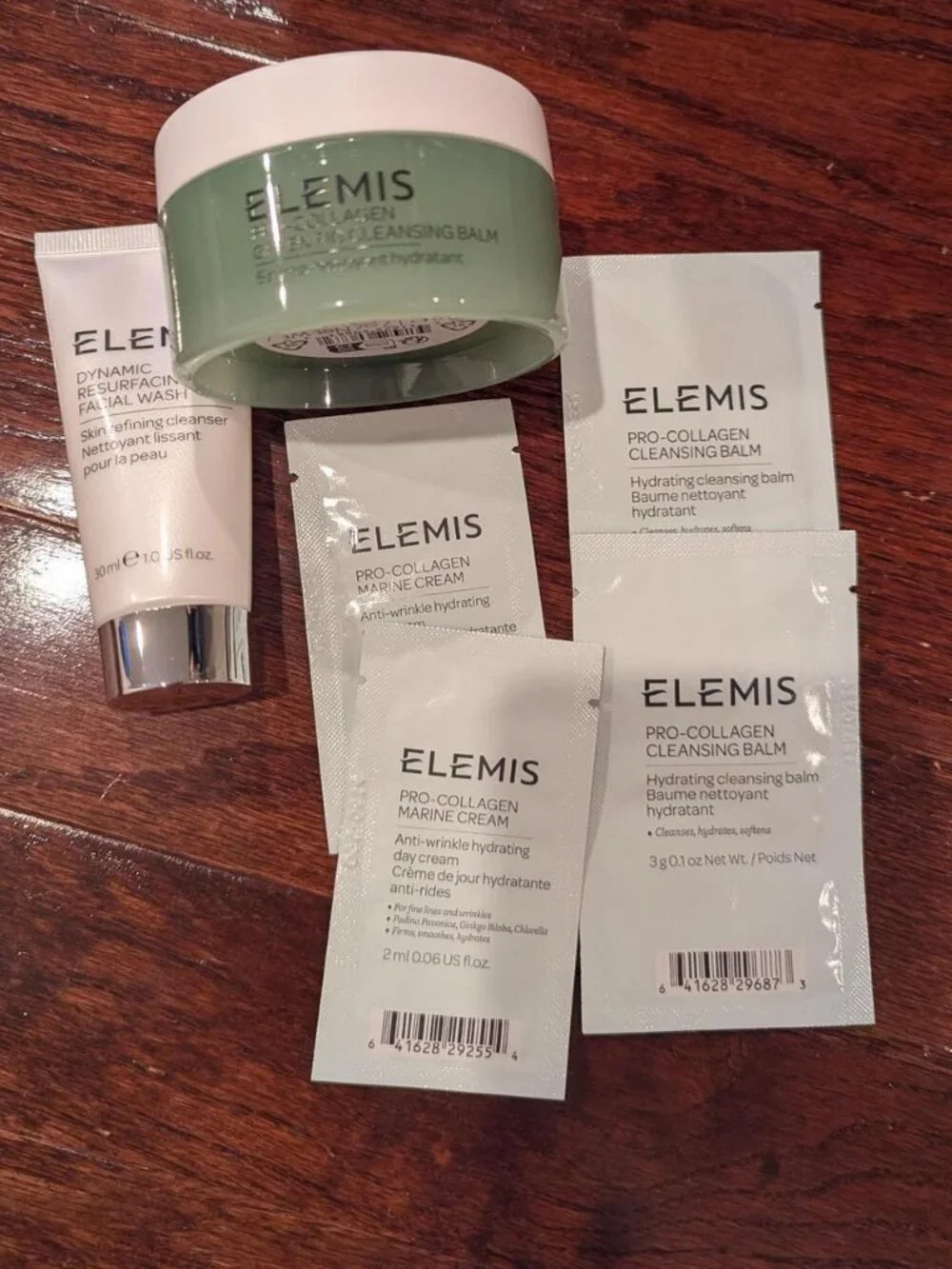 Elemis Pro Collagen fig cleansing balm cleanser travel bundle all new